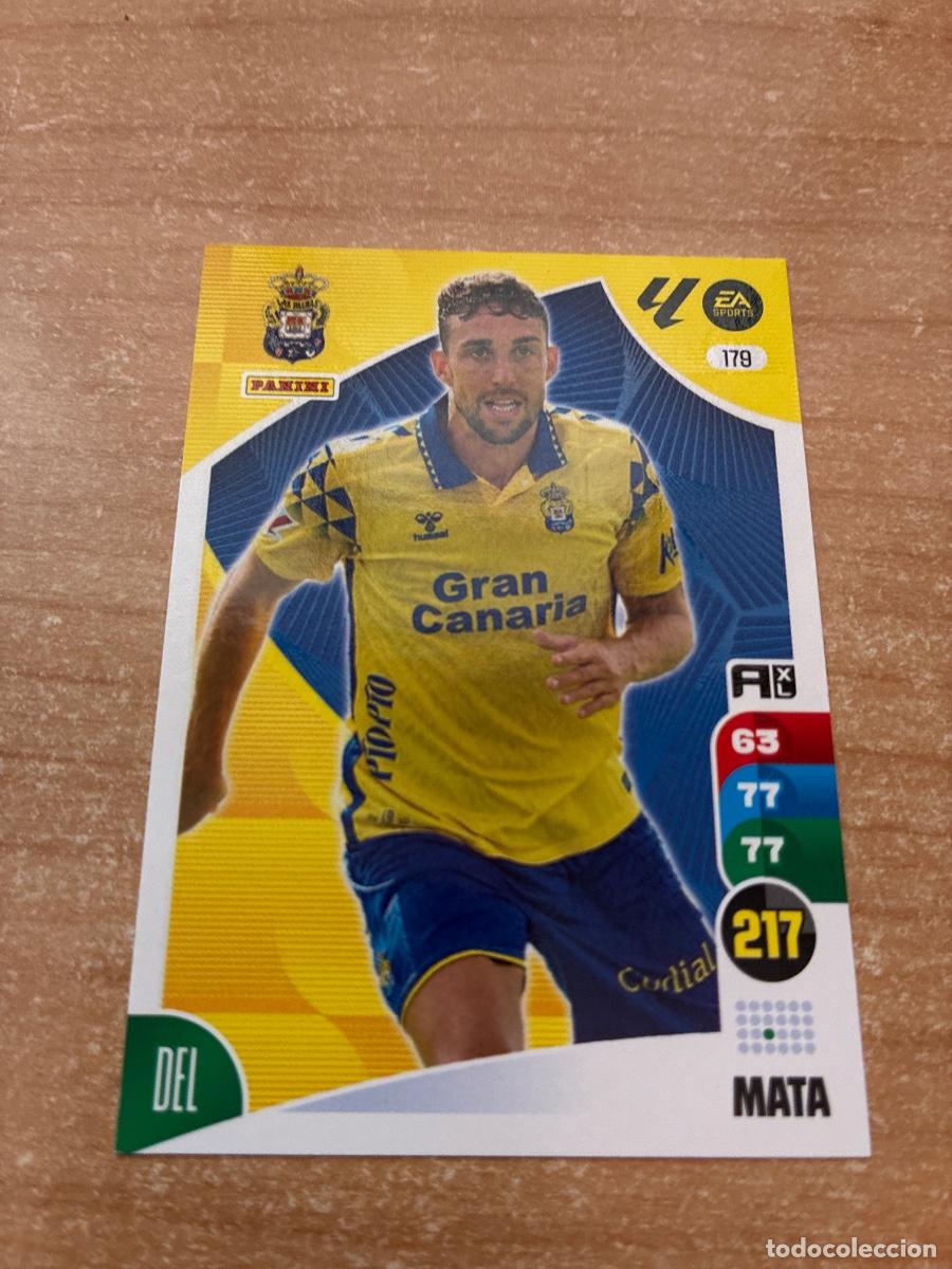 Cromos de f&uacute;tbol: 179 MATA UD LAS PALMAS ADRENALYN 2024 2025