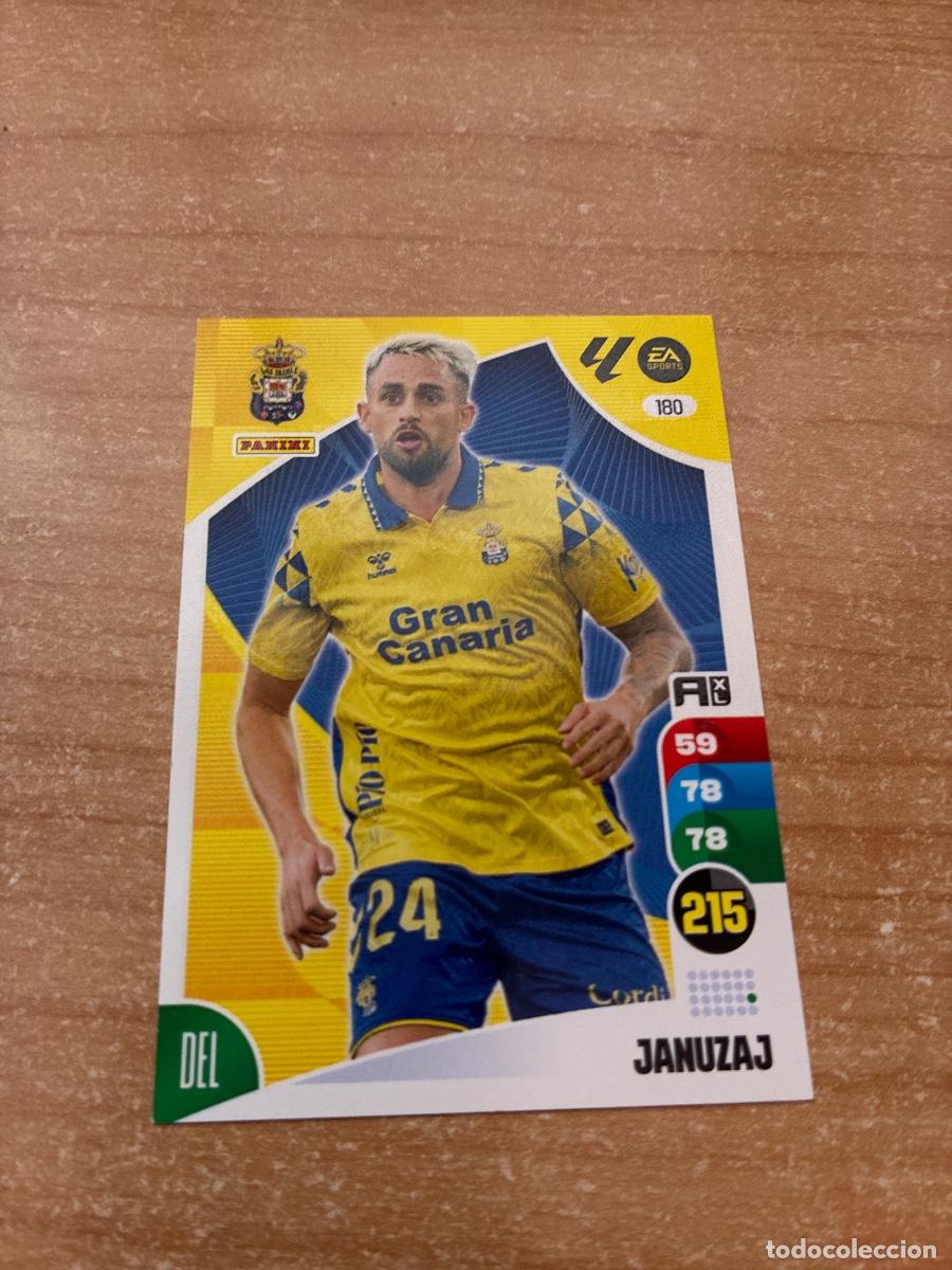 Cromos de f&uacute;tbol: 180 JANUZAJ UD LAS PALMAS ADRENALYN 2024 2025