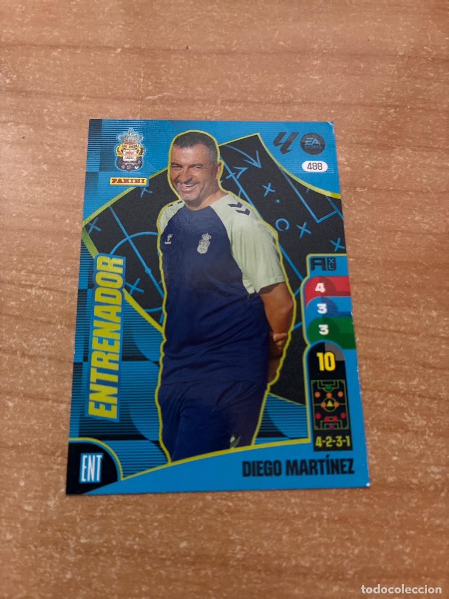 Cromos de f&uacute;tbol: 488 DIEGO MART&Iacute;NEZ UD LAS PALMAS ADRENALYN 2024 2025