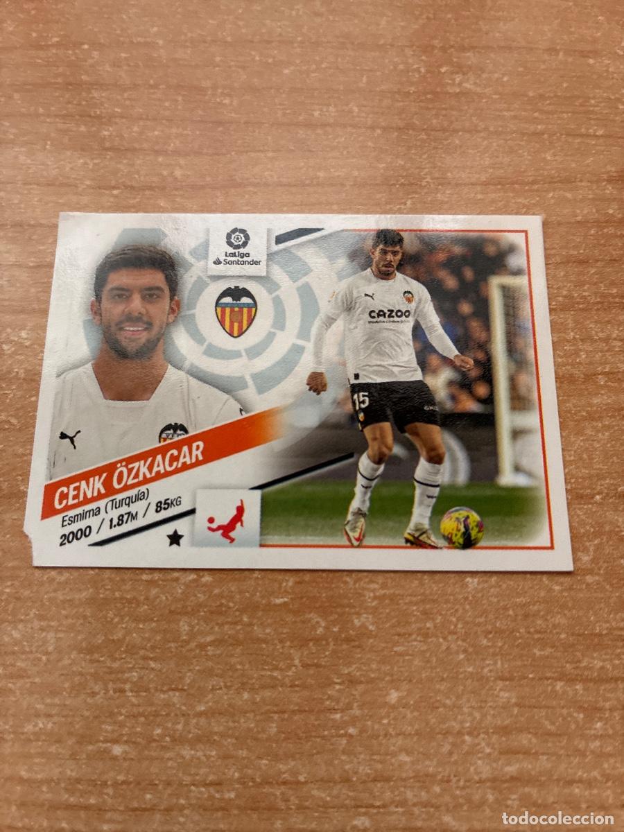 Cromos de f&uacute;tbol: 34 CENK OZKACAR VALENCIA MERCADO INVIERNO LIGA ESTE 2022 2023