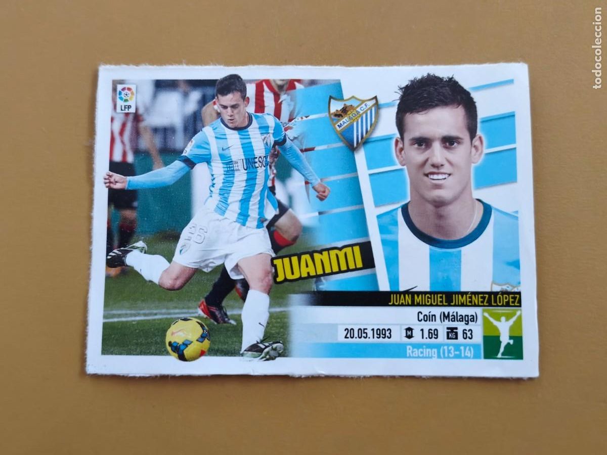 Football Stickers: juanmi, 2013 14 mercado invierno