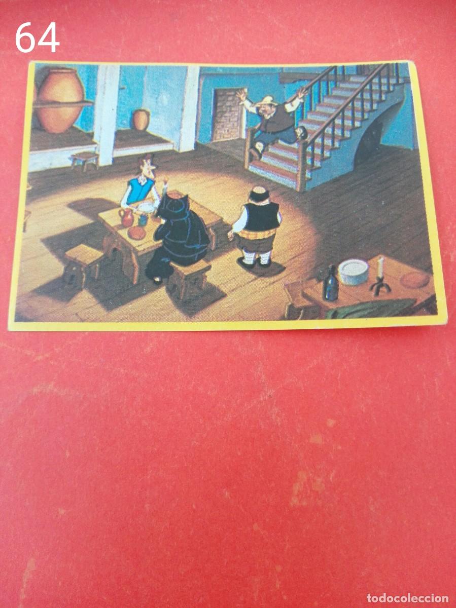 Cromos de f&uacute;tbol: Cromo n.64 Don quijote de la mancha - danone - sin pegar