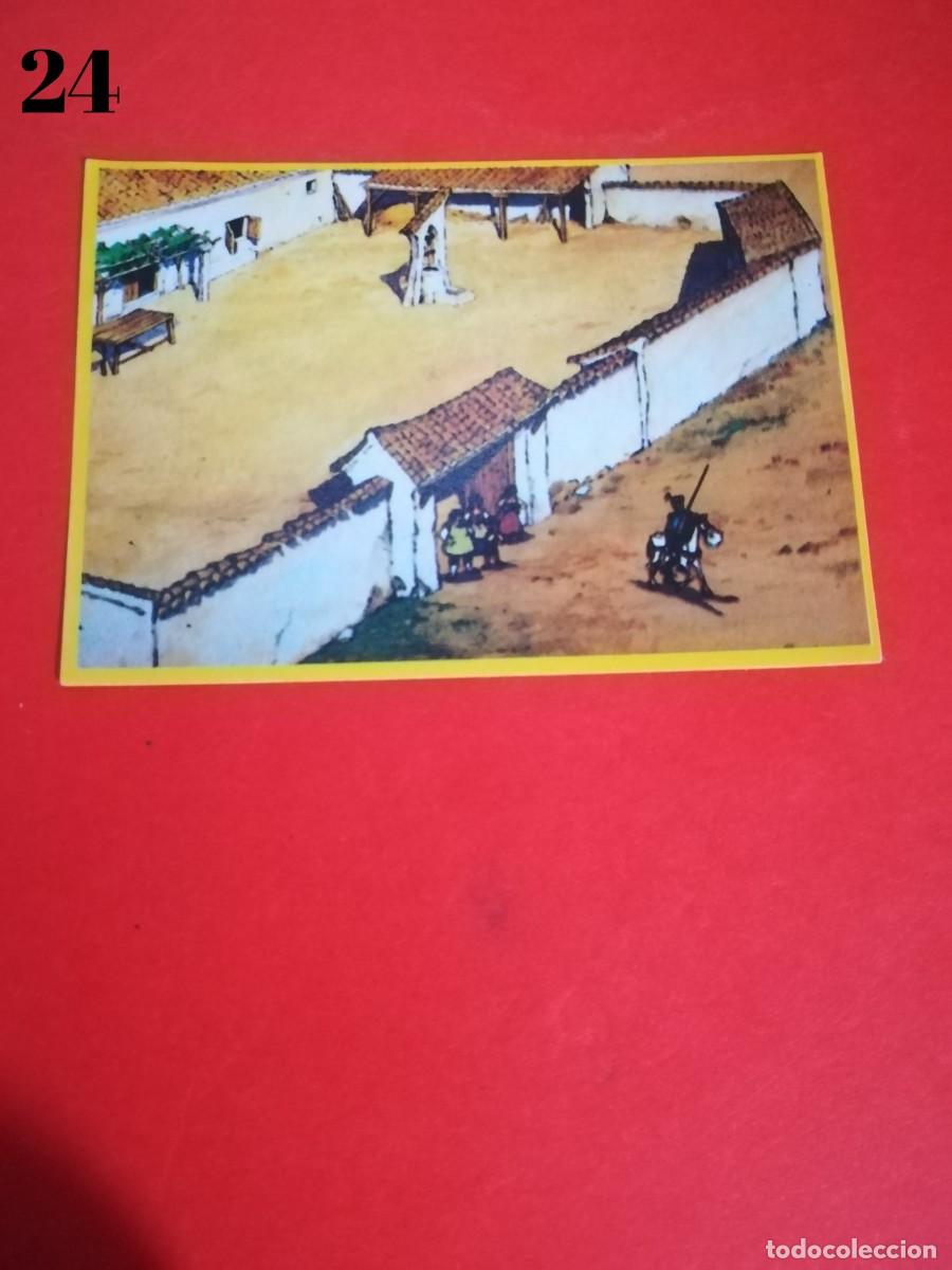 Cromos de f&uacute;tbol: Cromo n.24 Don quijote de la mancha - danone - sin pegar