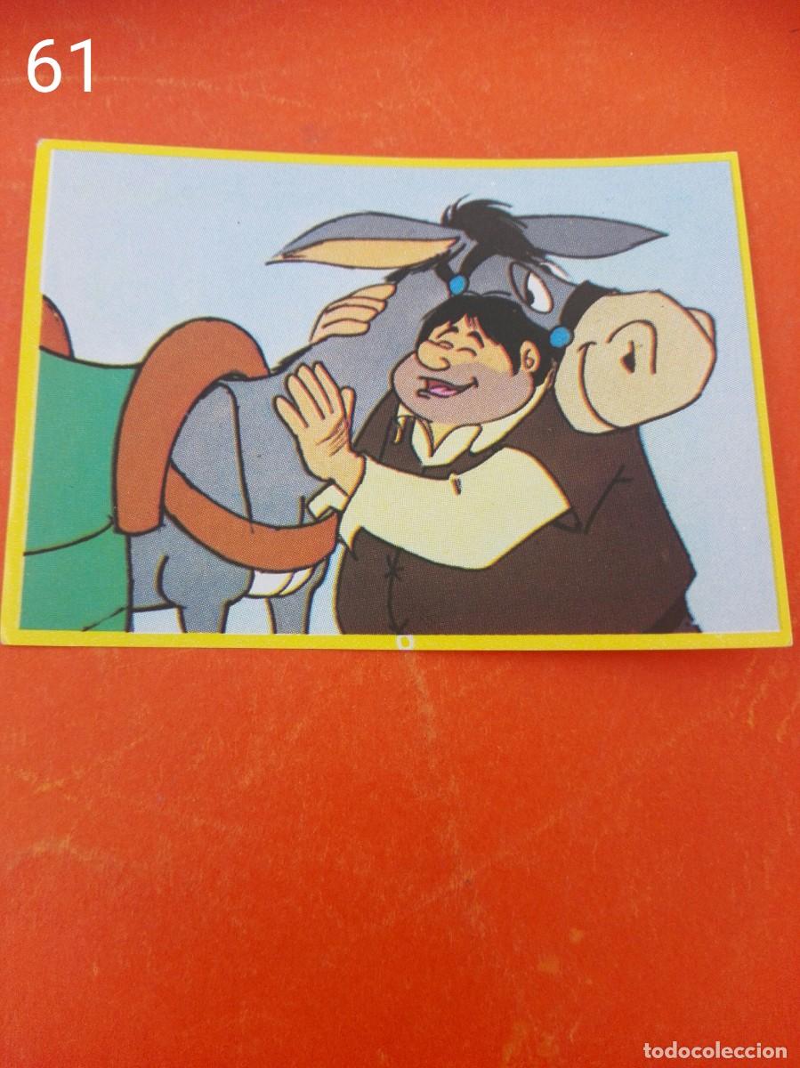 Cromos de f&uacute;tbol: Cromo n.61 Don quijote de la mancha - danone - sin pegar