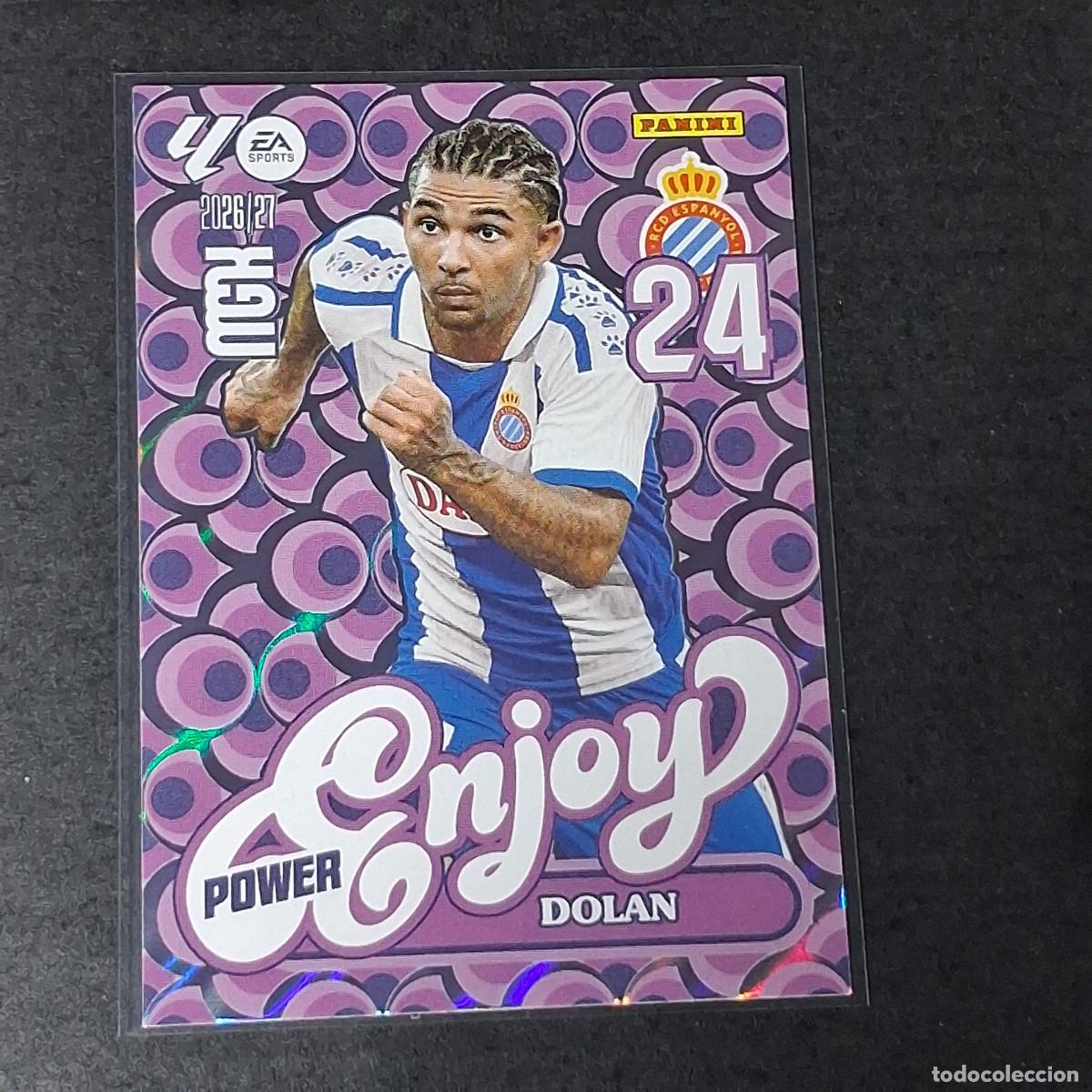 Cromos de f&uacute;tbol: D12 382P / 382 P DOLAN ESPANYOL ENJOY POWER MEGACRACKS LIGA 2026 2027 26 27 PANINI MGK