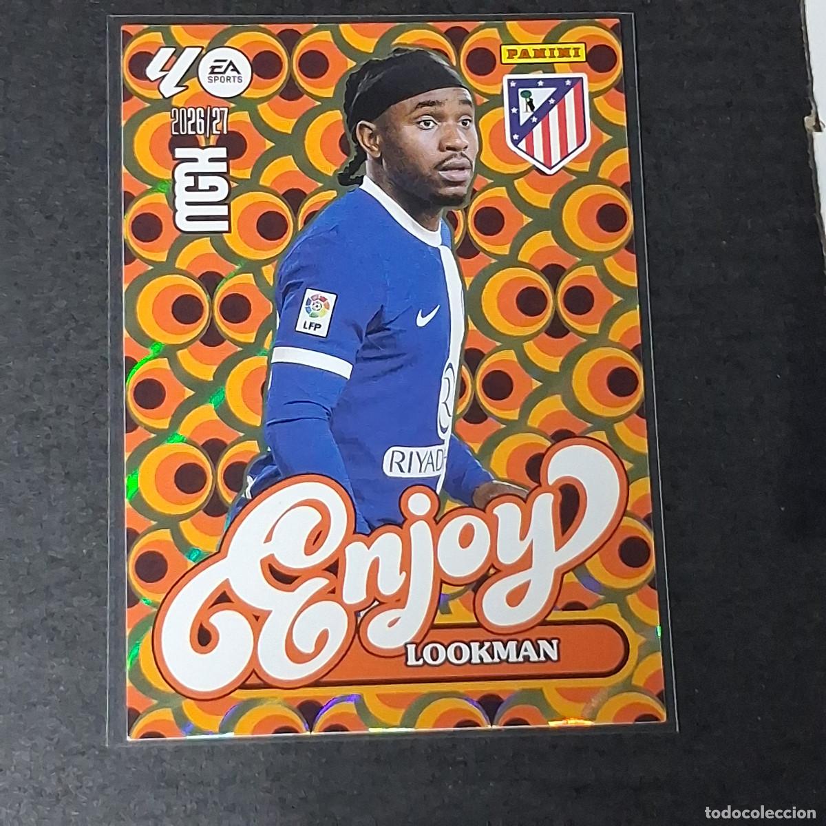 Cromos de f&uacute;tbol: D12 385 LOOKMAN ATLETICO DE MADRID ENJOY MEGACRACKS LIGA 2026 2027 26 27 PANINI MGK