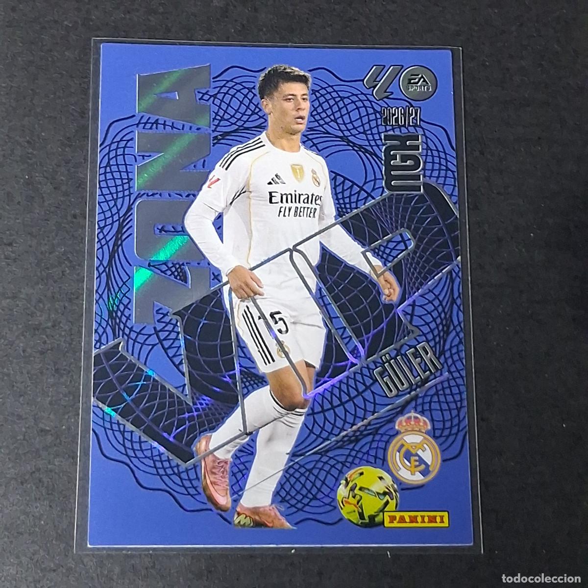 Cromos de f&uacute;tbol: D12 396 ARDA G&Uuml;LER ZONA VIP REAL MADRID ZONA VIP MEGACRACKS LIGA 2026 2027 26 27 PANINI MGK
