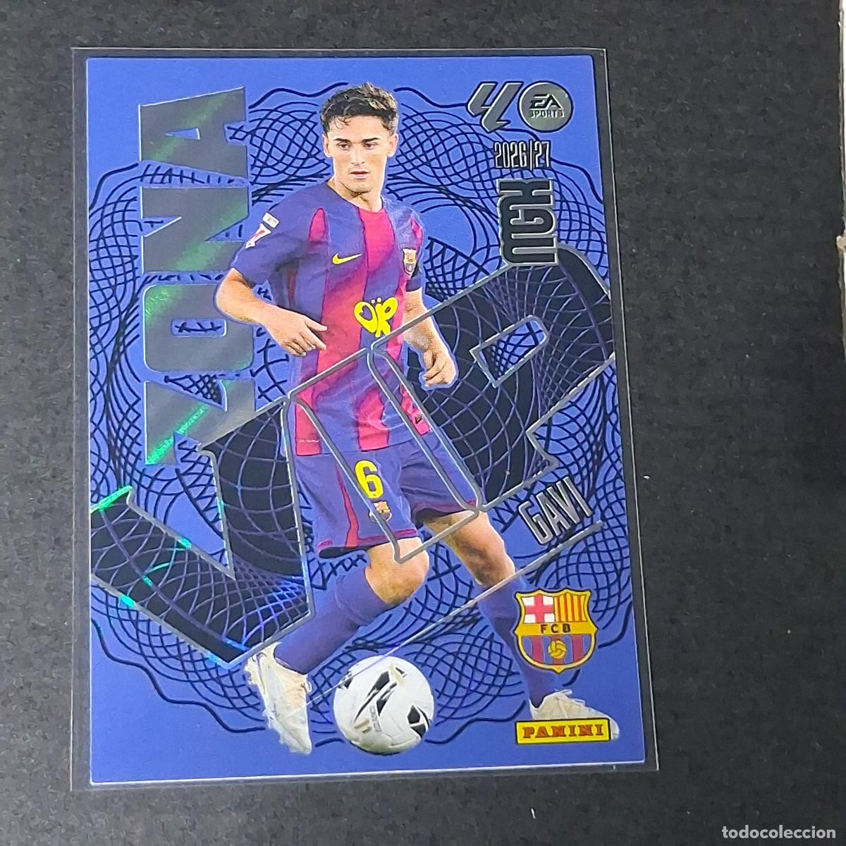 Cromos de f&uacute;tbol: D12 394 GAVI BARCELONA BAR&Ccedil;A ZONA VIP ZONA VIP MEGACRACKS LIGA 2026 2027 26 27 PANINI MGK
