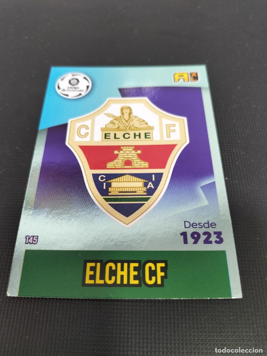 Cromos de f&uacute;tbol: 1 CROMO FICHA PANINI ADRENALYN TEMPORADA 18-19 2018-2019 ELCHE C.F - ESCUDO 145
