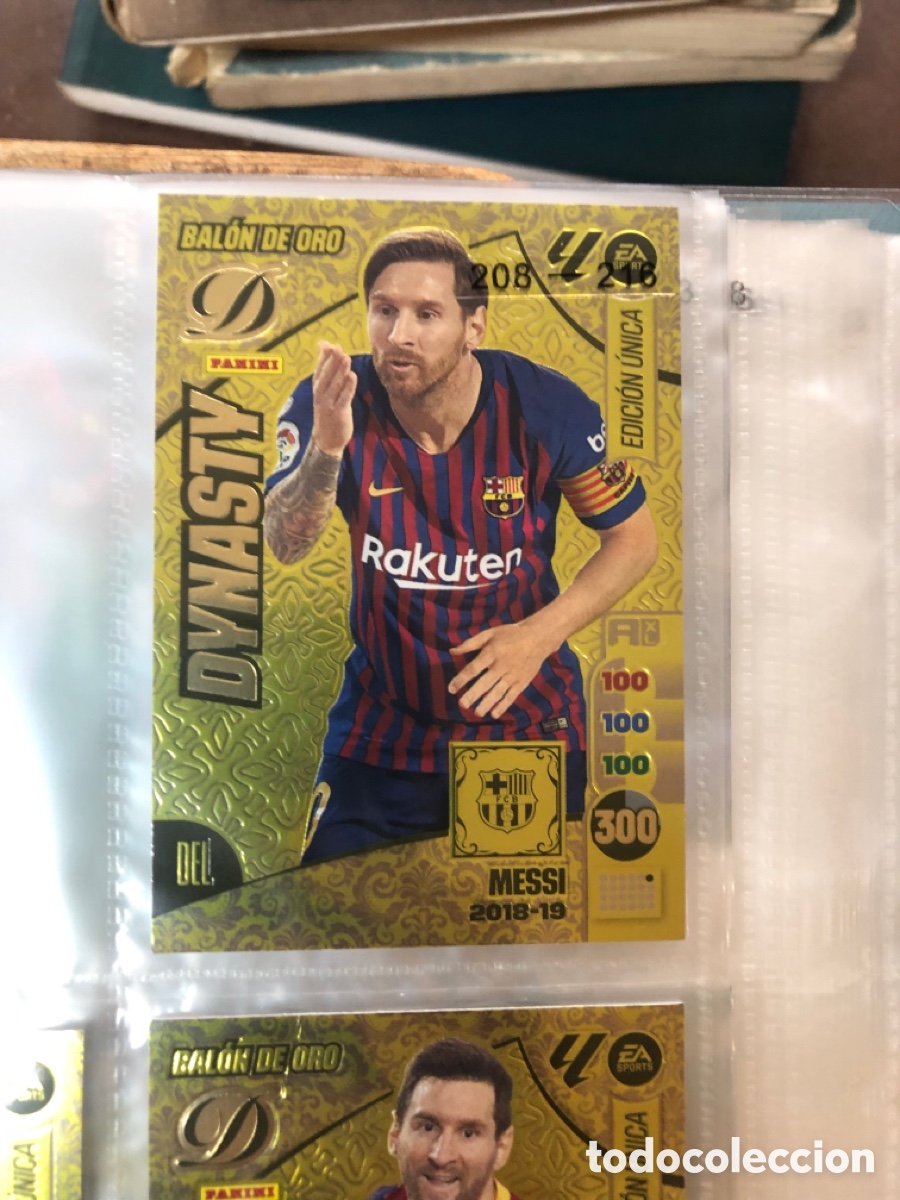 Cromos de f&uacute;tbol: MESSI BARCELONA 2018 19 BALON ORO DYNASTY ⚽ PANINI LIGA ADRENALYN XL 2024 2025 24 25 ⚽