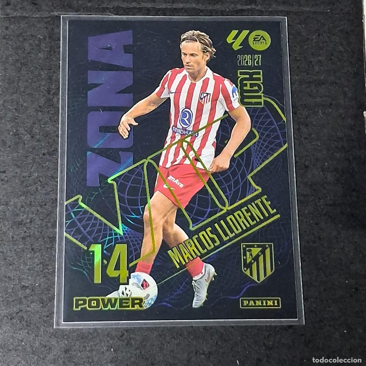 Cromos de f&uacute;tbol: D12 401 P MARCOS LLORENTE ZONA VIP POWER PARALELA ATL&Eacute;TIC MEGACRACKS LIGA 2026 2027 26 27 PANINI MGK