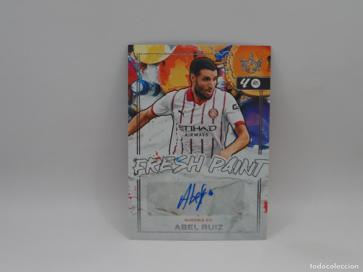 Cromos de f&uacute;tbol: AUTO ABEL RUIZ GIRONA PANINI PITCH KINGS 2025 2026 25 26 AUTOGRAFO