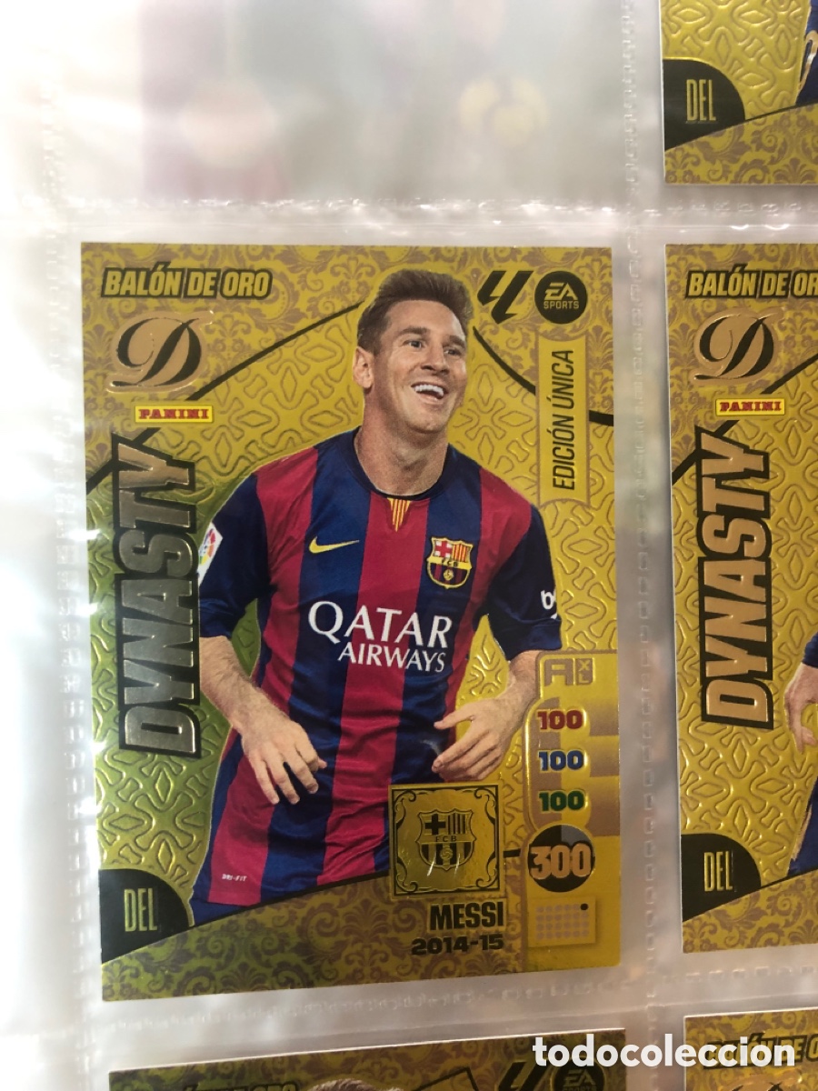 Cromos de f&uacute;tbol: MESSI BARCELONA 2014 15 BALON ORO DYNASTY ⚽ PANINI LIGA ADRENALYN XL 2024 2025 24 25 ⚽