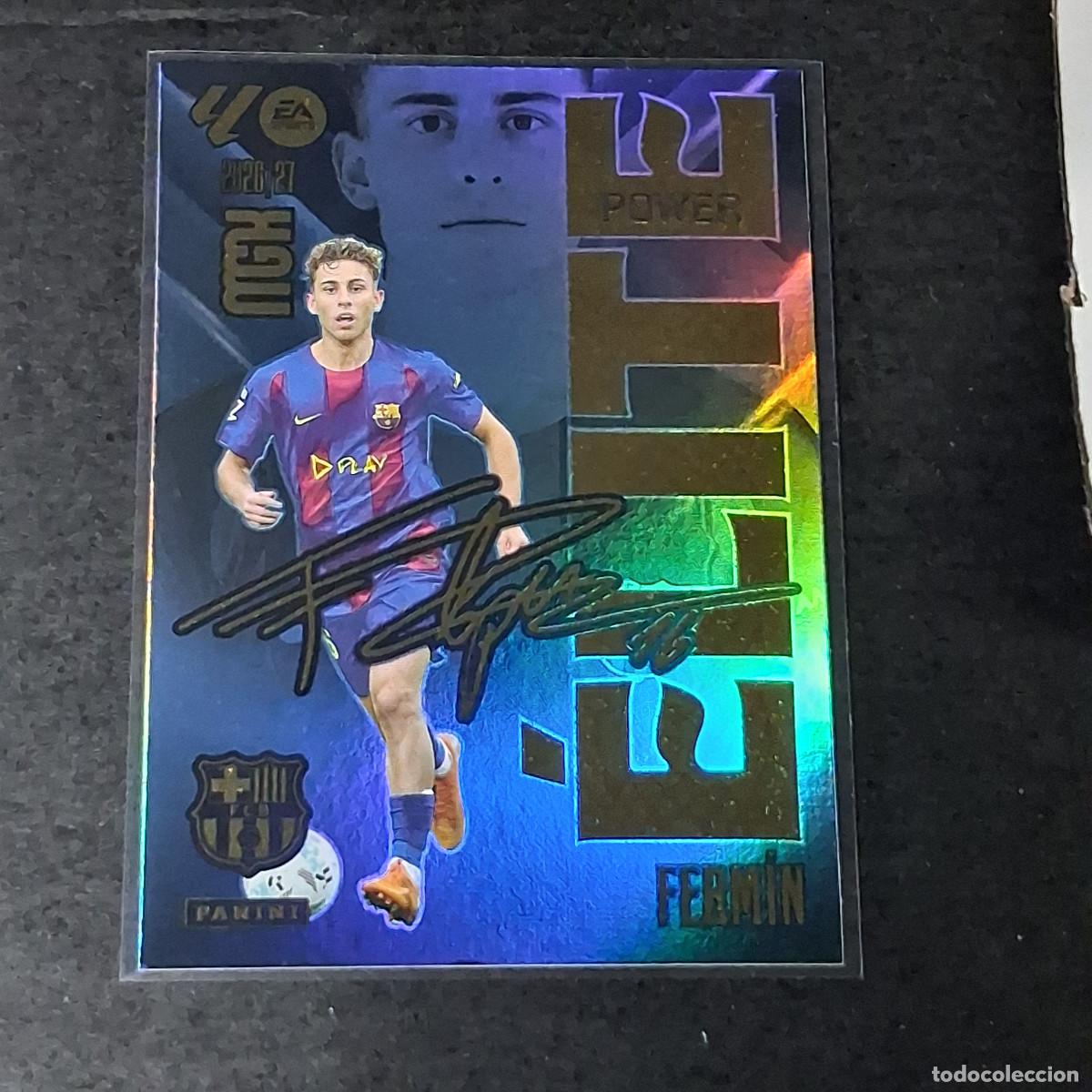 Cromos de f&uacute;tbol: D12 6 P 6P FERMIN BARCELONA ELITE POWER MEGACRACKS LIGA 2026 2027 26 27 PANINI MGK