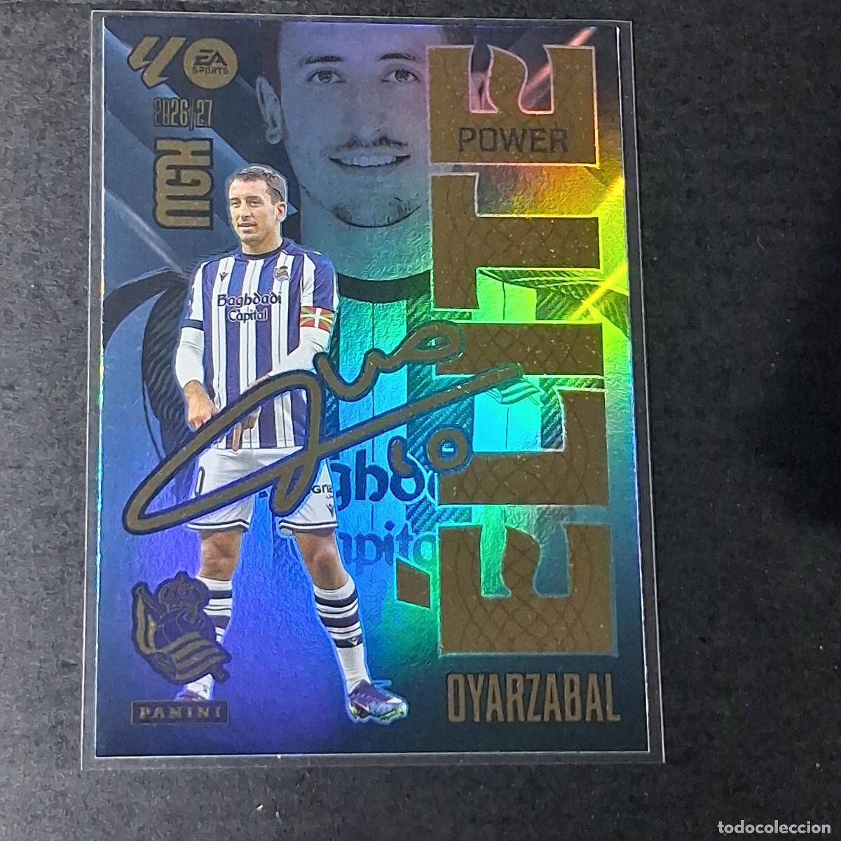 Cromos de f&uacute;tbol: D12 13 P 13P OYARZABAL REAL SOCIEDAD ELITE POWER MEGACRACKS LIGA 2026 2027 26 27 PANINI MGK