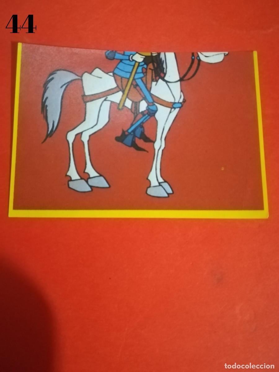 Cromos de f&uacute;tbol: Cromo n.44 Don quijote de la mancha - danone - sin pegar