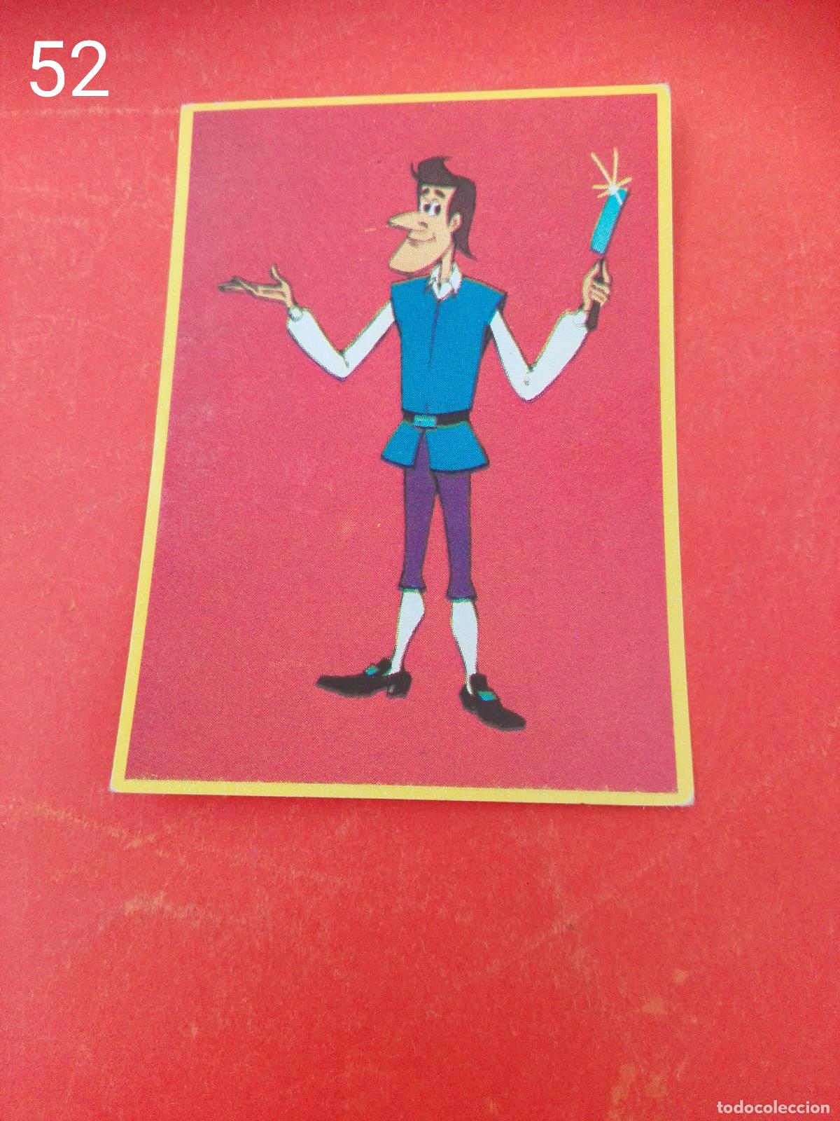 Cromos de f&uacute;tbol: Cromo n.52 Don quijote de la mancha - danone - sin pegar