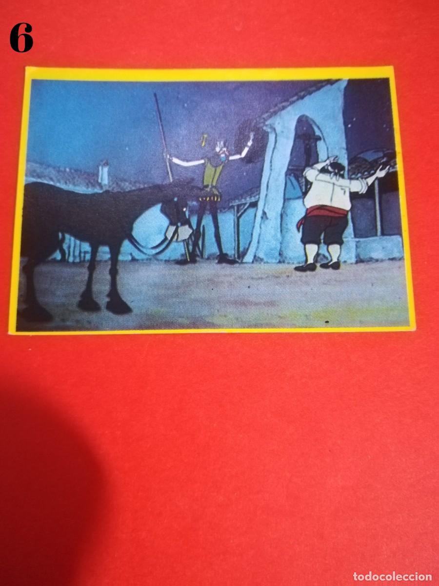 Cromos de f&uacute;tbol: Cromo n.6 Don quijote de la mancha - danone - sin pegar
