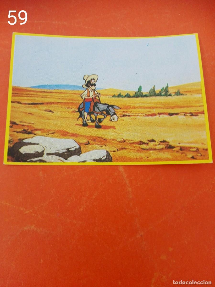Cromos de f&uacute;tbol: Cromo n.59 Don quijote de la mancha - danone - sin pegar