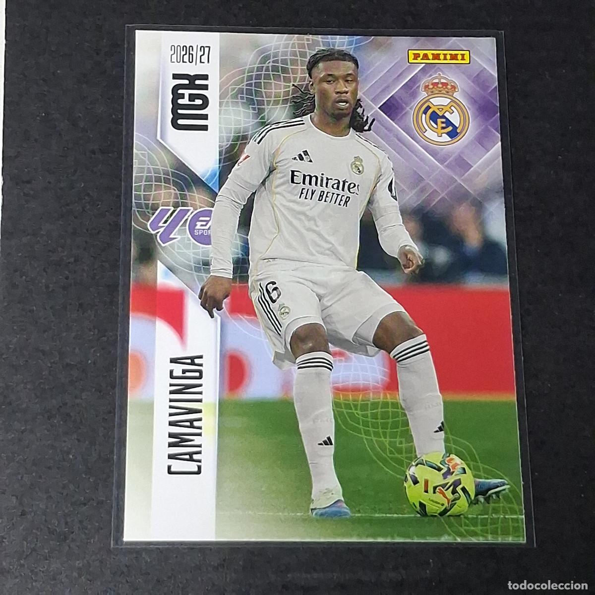 Cromos de f&uacute;tbol: D12 227 CAMAVINGA REAL MADRID MEGACRACKS LIGA 2026 2027 26 27 PANINI MGK