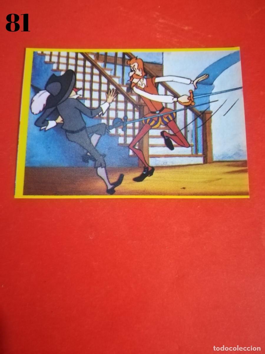Cromos de f&uacute;tbol: Cromo n.81 Don quijote de la mancha - danone - sin pegar