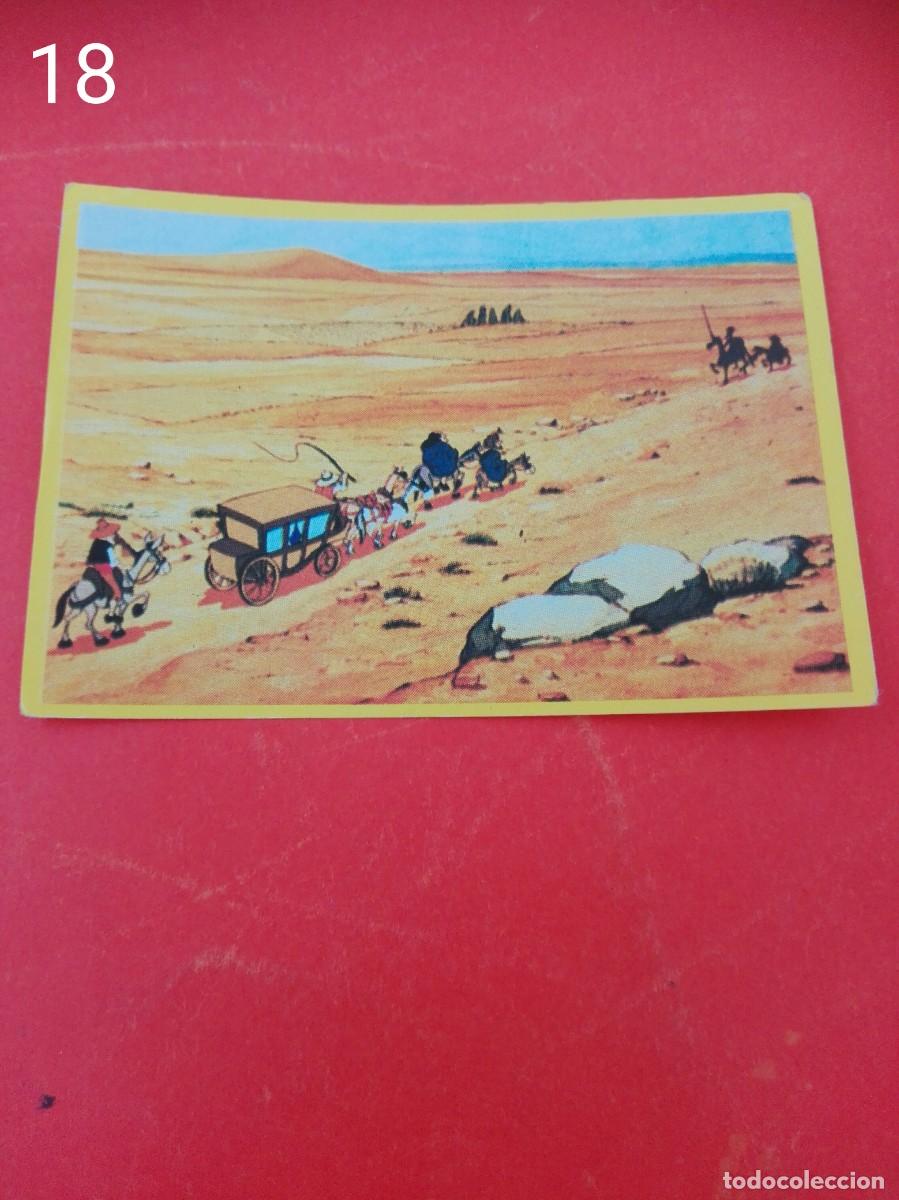 Cromos de f&uacute;tbol: Cromo n.18 Don quijote de la mancha - danone - sin pegar