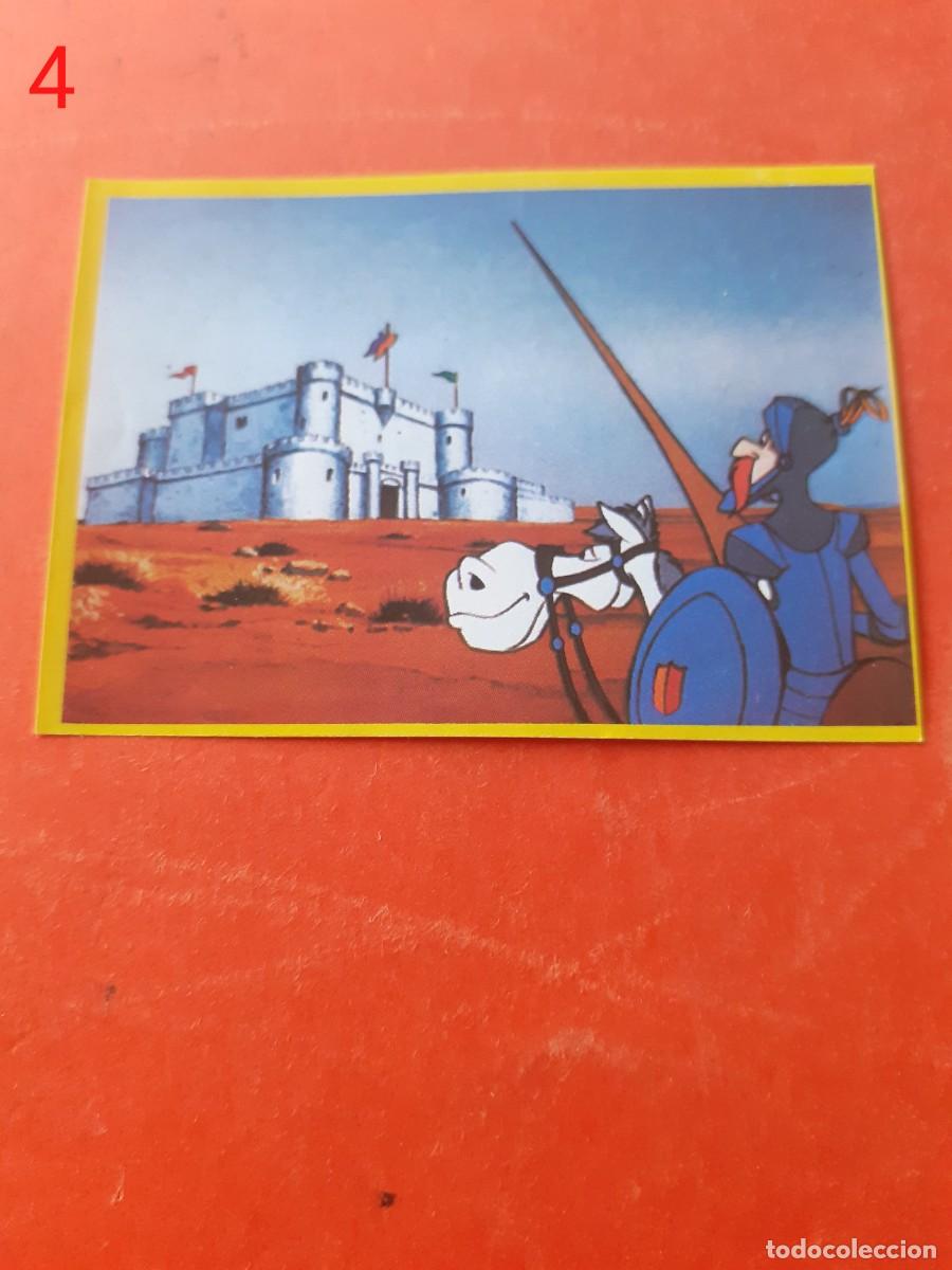 Cromos de f&uacute;tbol: Cromo n.4 Don quijote de la mancha - danone - sin pegar