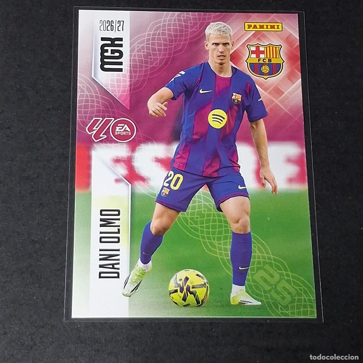 Cromos de f&uacute;tbol: D12 87 DANI OLMO BARCELONA BAR&Ccedil;A MEGACRACKS LIGA 2026 2027 26 27 PANINI MGK