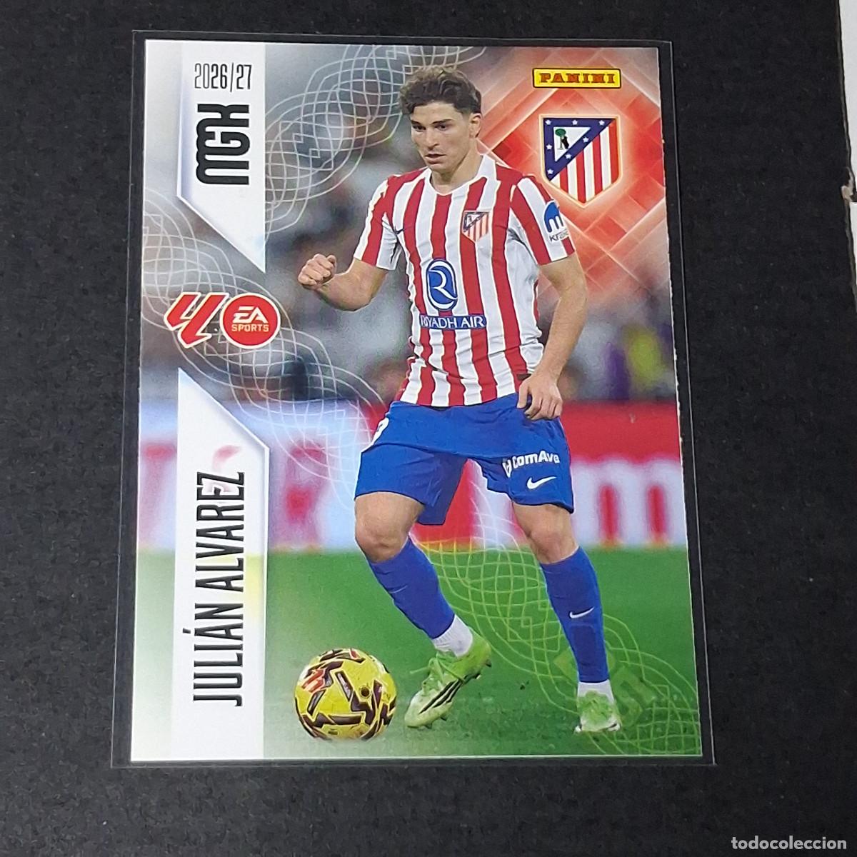 Cromos de f&uacute;tbol: D12 71 JULIAN ALVAREZ ATLETICO DE MADRID MEGACRACKS LIGA 2026 2027 26 27 PANINI MGK