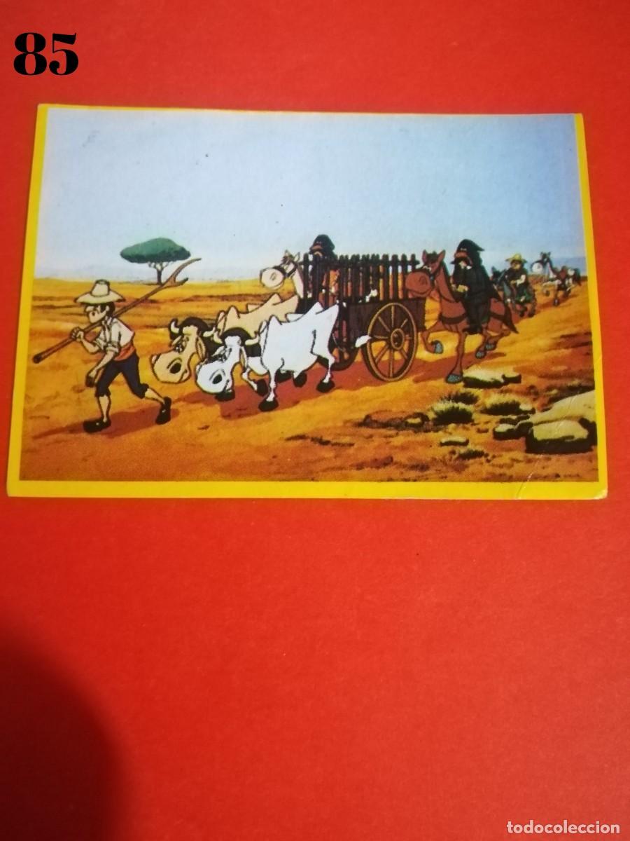 Cromos de f&uacute;tbol: Cromo n.85 Don quijote de la mancha - danone - sin pegar