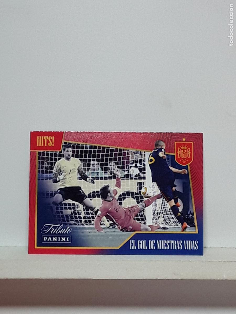 Cromos de f&uacute;tbol: TRIBUTO ANDRES INIESTA 1993 2024 93 24 ALBUM PANINI LIGA N 35 ESPA&Ntilde;A EL GOL DE NUESTRAS VIDAS