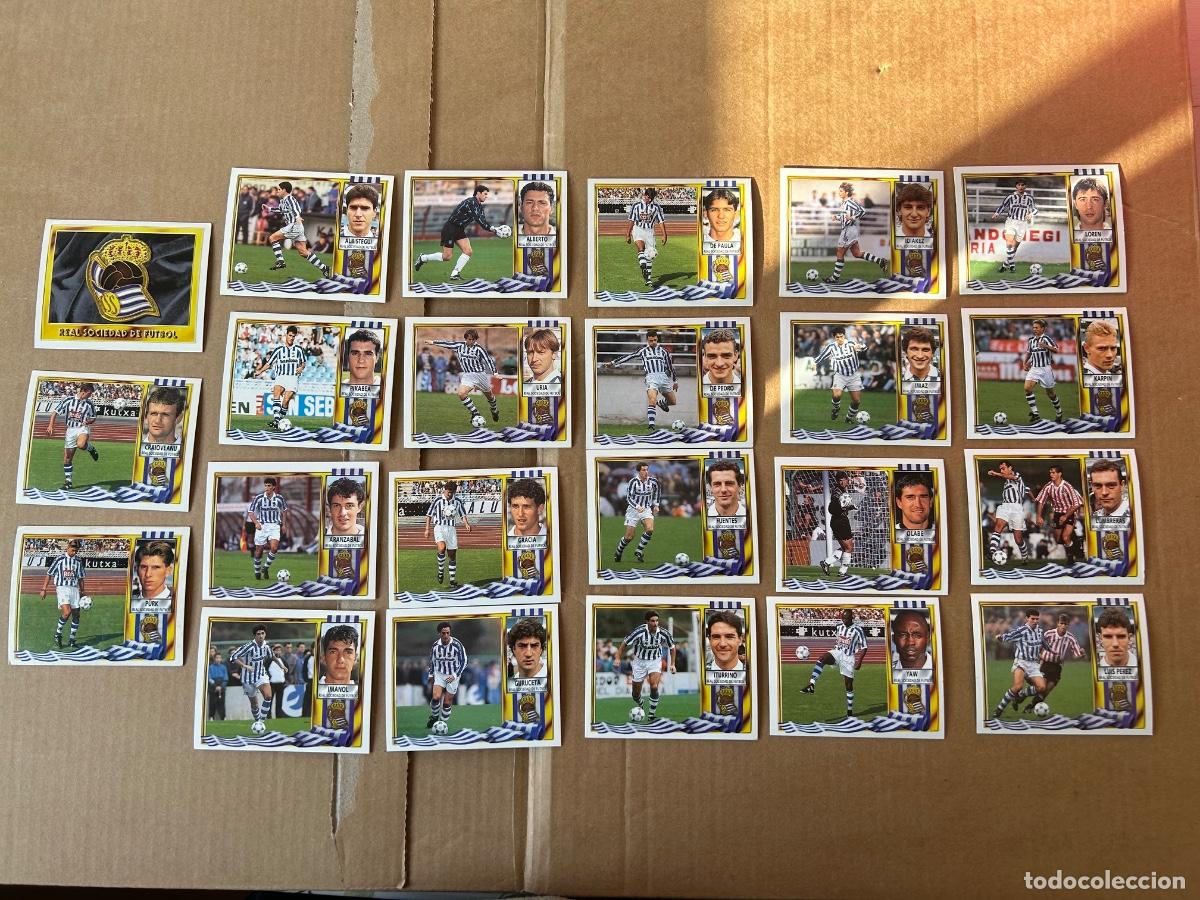 Cromos de f&uacute;tbol: Cromos real sociedad liga 95/96
