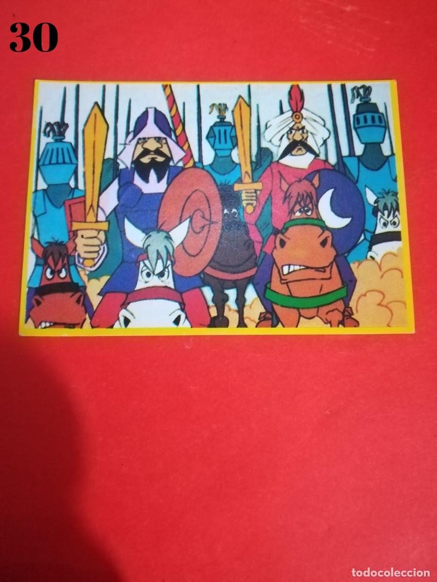 Cromos de f&uacute;tbol: Cromo n.30 Don quijote de la mancha - danone - sin pegar