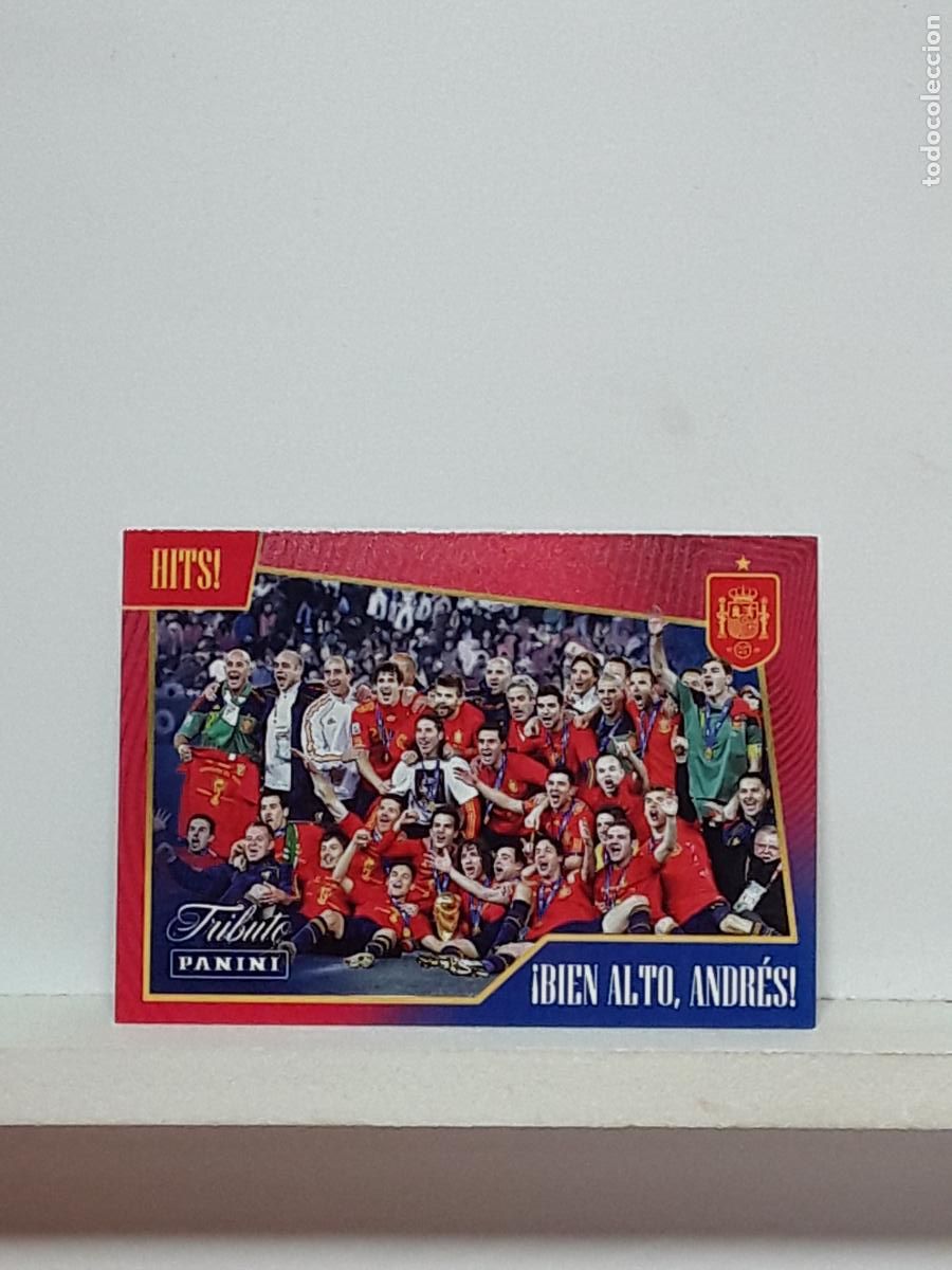 Cromos de f&uacute;tbol: TRIBUTO ANDRES INIESTA 1993 2024 93 24 ALBUM PANINI LIGA N 37 ESPA&Ntilde;A BIEN ALTO PUYOL SERGIO RAMOS