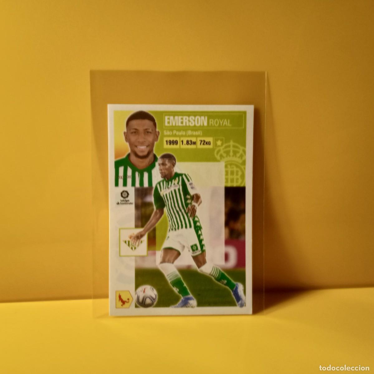Cromos de f&uacute;tbol: EDICIONES ESTE 2020 2021 20 21 REAL BETIS EMERSON 4