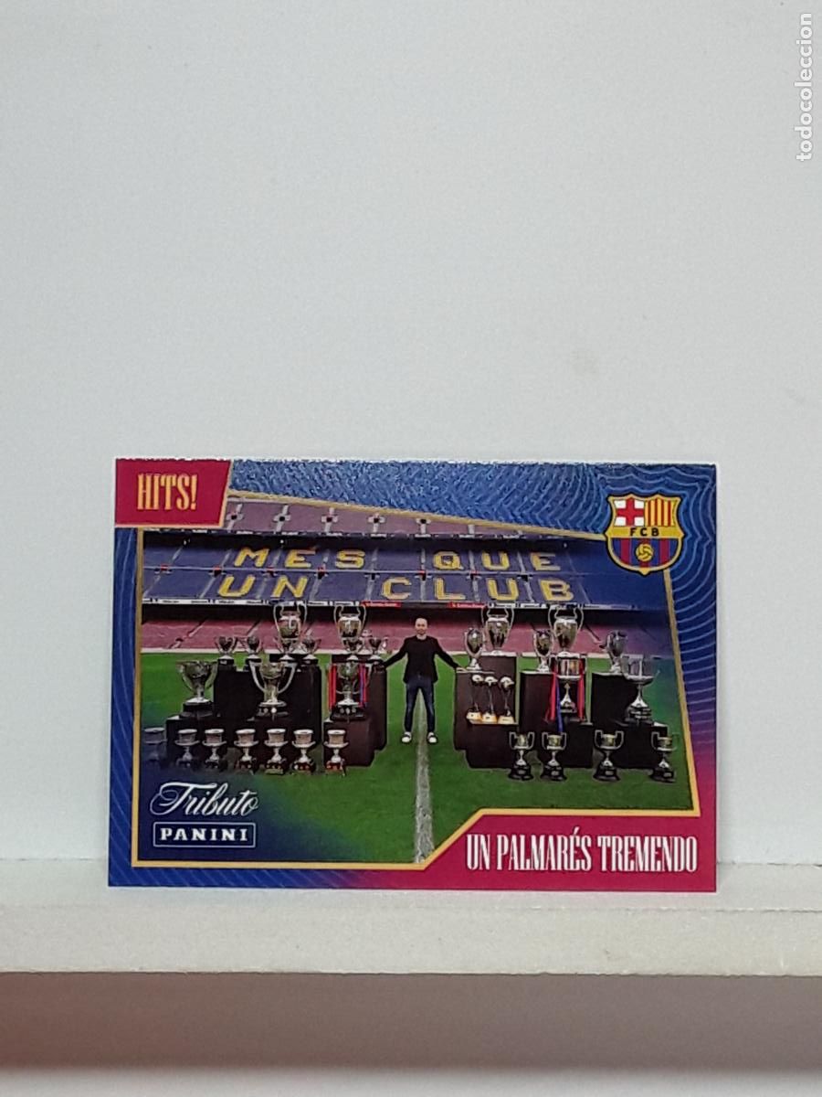 Cromos de f&uacute;tbol: TRIBUTO ANDRES INIESTA 1993 2024 93 24 ALBUM PANINI LIGA N 41 BARCELONA UN PALMARES TREMENDO 32