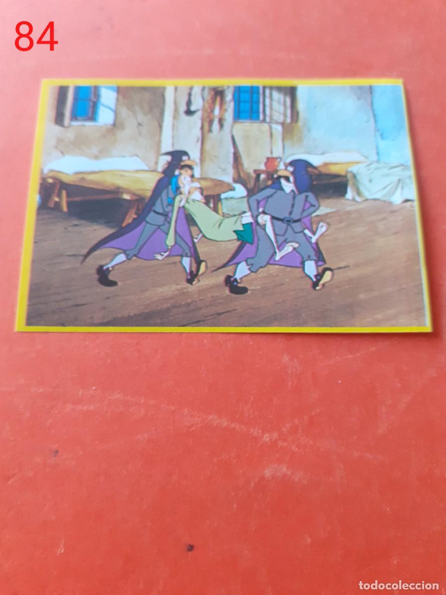 Cromos de f&uacute;tbol: Cromo n.84 Don quijote de la mancha - danone - sin pegar