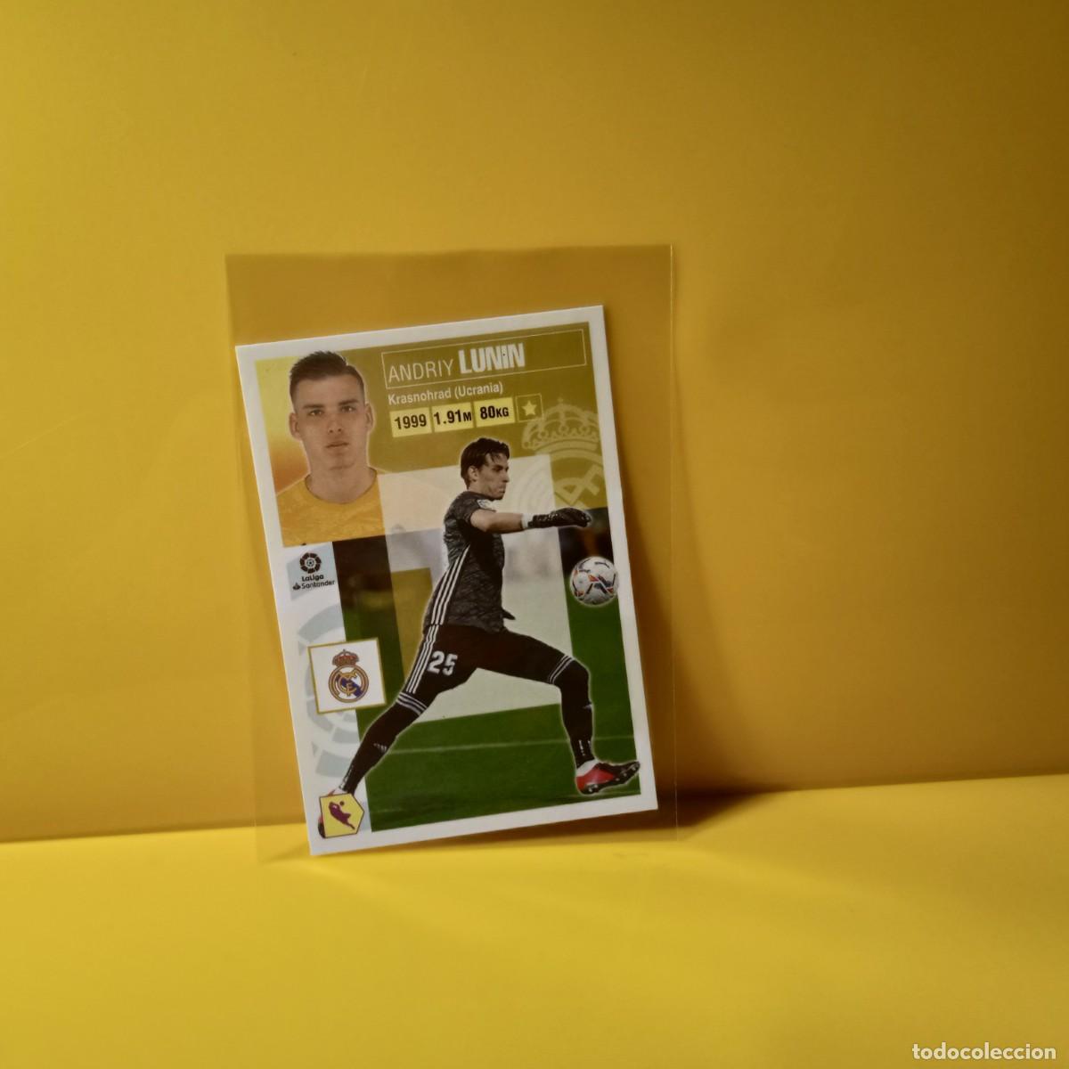 Cromos de f&uacute;tbol: EDICIONES ESTE 2020 2021 20 21 REAL MADRID LUNIN 3 (3&ordf; EDICI&Oacute;N)
