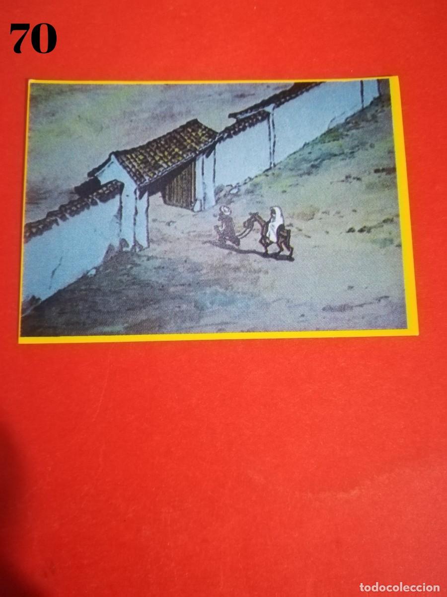 Cromos de f&uacute;tbol: Cromo n.70 Don quijote de la mancha - danone - sin pegar