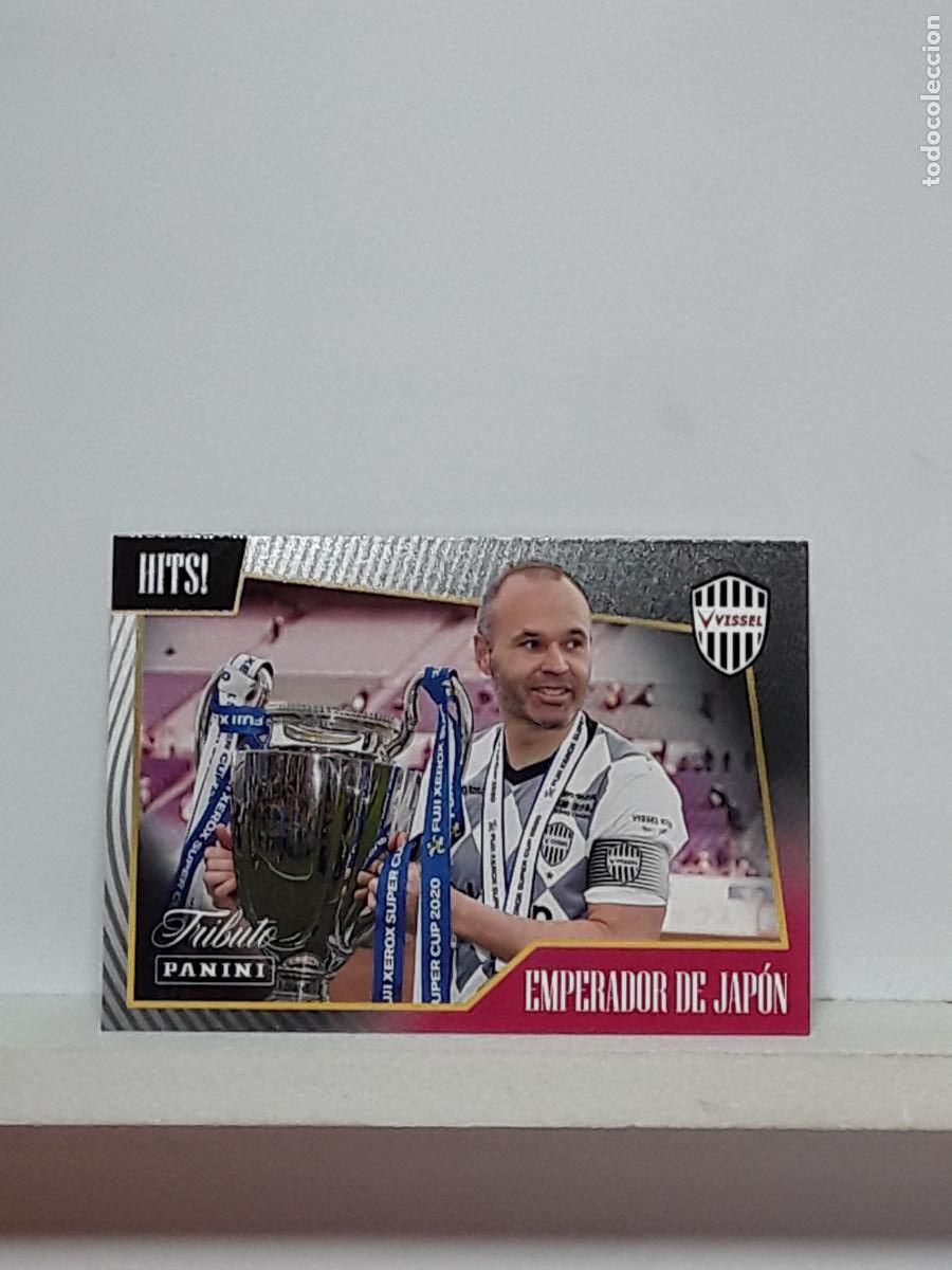 Cromos de f&uacute;tbol: TRIBUTO ANDRES INIESTA 1993 2024 93 24 ALBUM PANINI LIGA N 42 VISSEL KOBE EMPERADOR DE JAPON