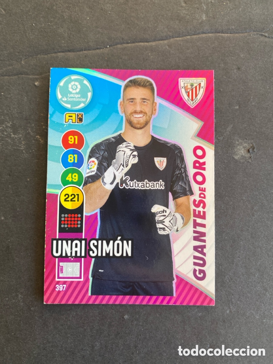 Cromos de f&uacute;tbol: Cromo Adrenalyn liga 20/21 Guantes de oro N* 397