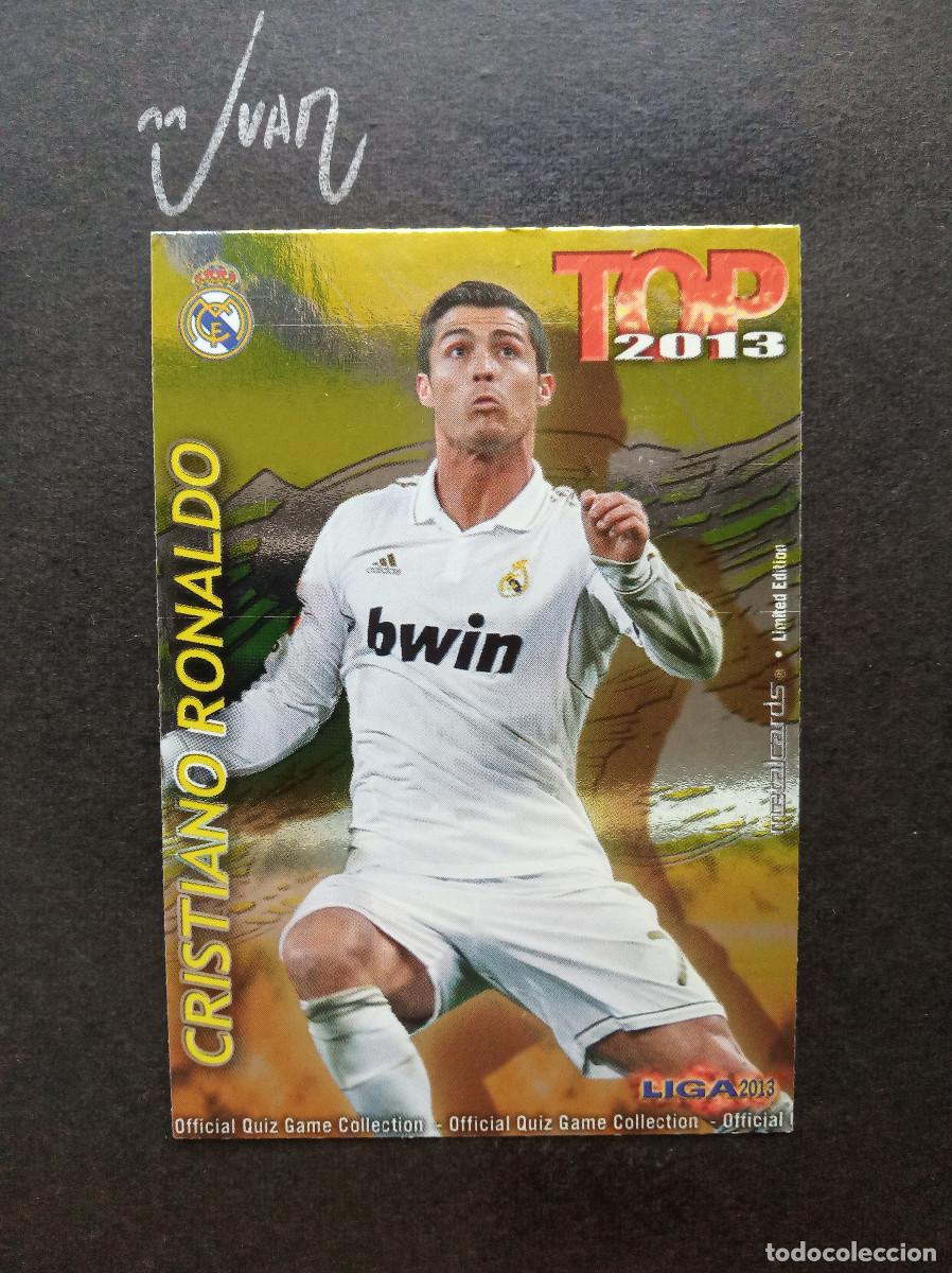 Cromos de f&uacute;tbol: 631 LIMITED EDITION TOP LISO DORADO CRISTIANO RONALDO REAL MADRID ⚽ MUNDICROMO&reg; LIGA 2012 2013 12 13