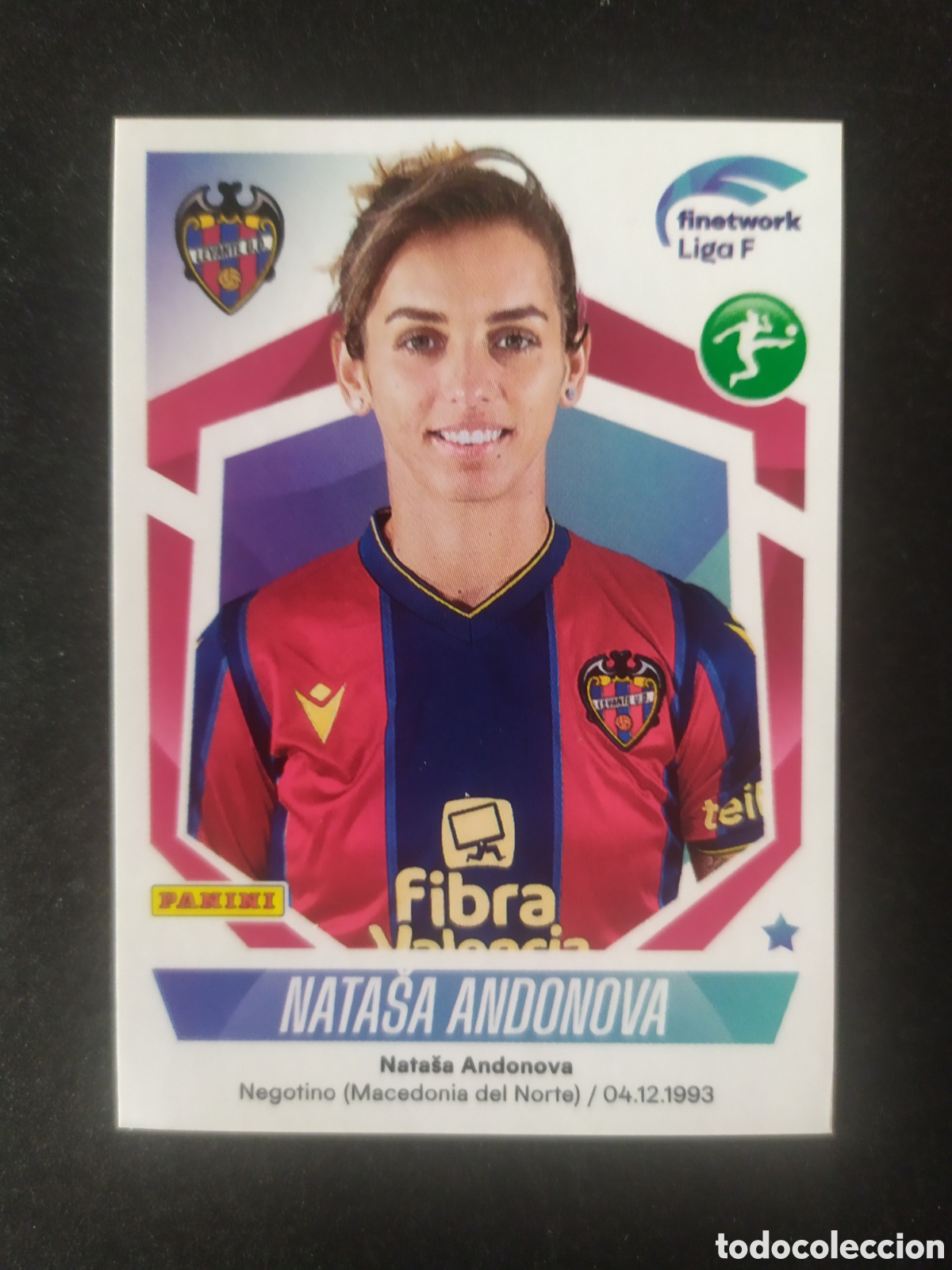 Cromos de f&uacute;tbol: LIGA F FEMENINA 2022 2023 22 23 panini Natasa Andonova n&deg; 201 Levante