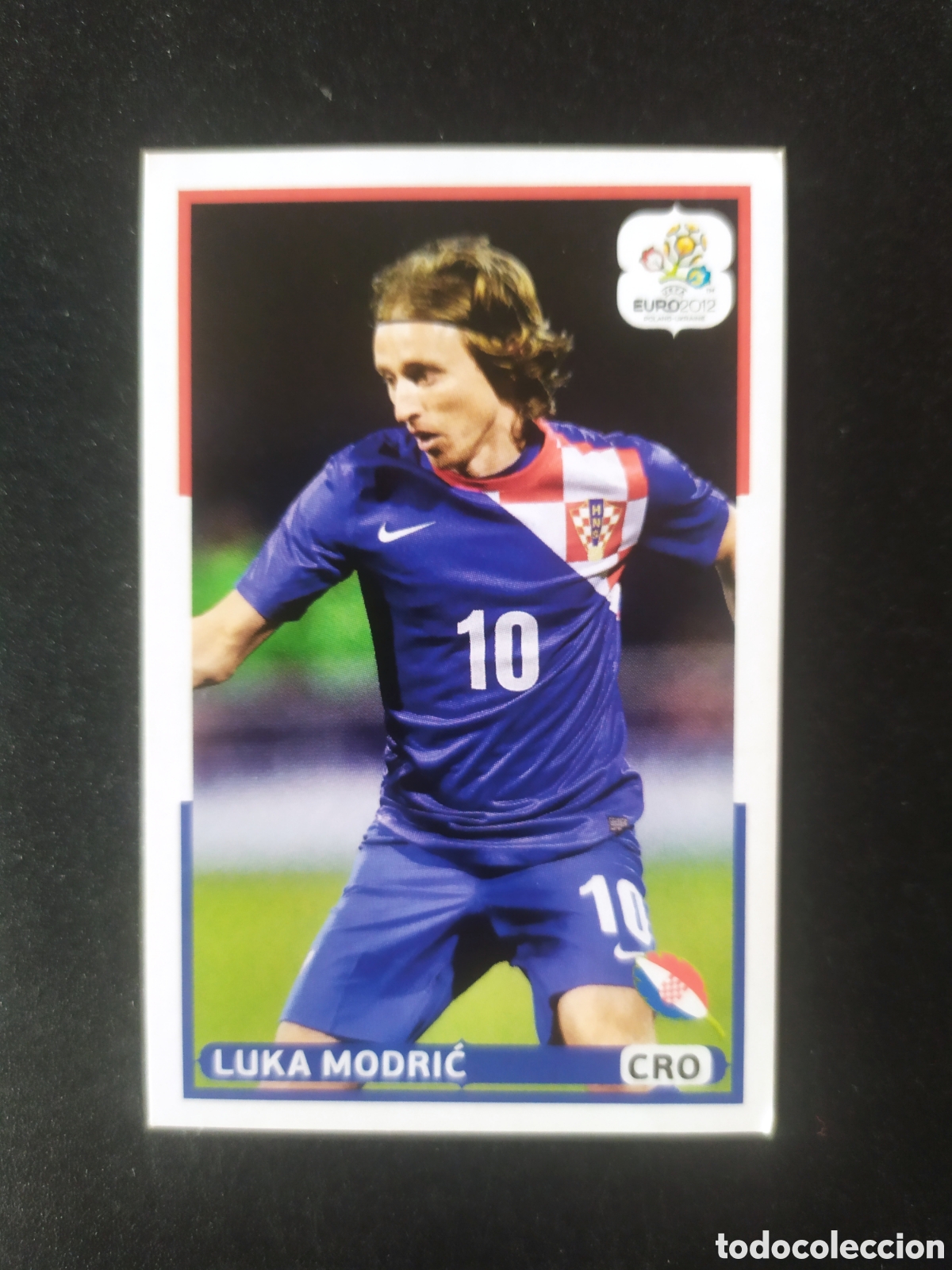 Cromos de f&uacute;tbol: EURO 2012 Polonia Ukrania versi&oacute;n holandesa panini Modric n&deg; 183 Croacia