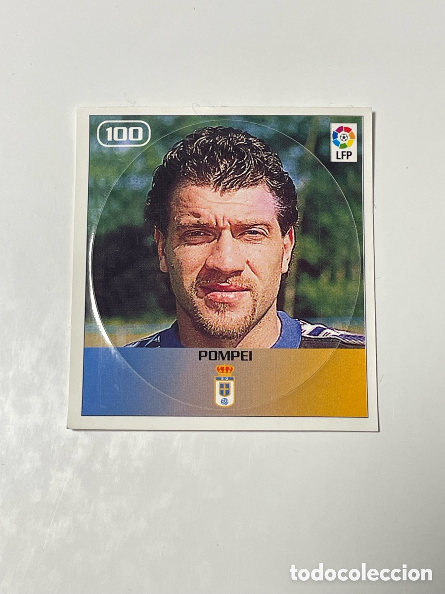 Cromos de f&uacute;tbol: Roberto Pompei Oviedo 98/99 Bollycao #100
