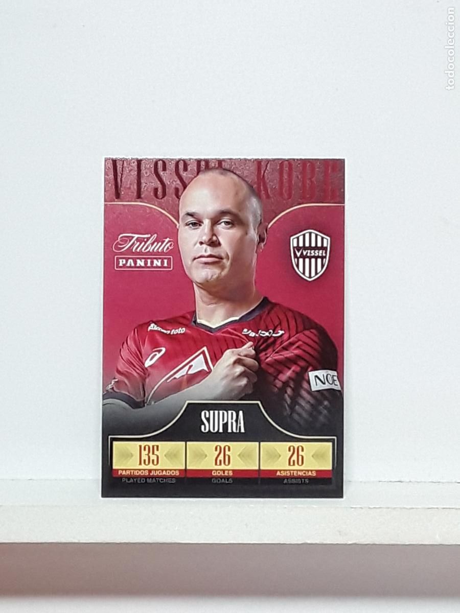 Cromos de f&uacute;tbol: TRIBUTO ANDRES INIESTA 1993 2024 93 24 ALBUM PANINI LIGA N 45 VISSEL KOBE SUPRA 135 FANTASIA A 10000