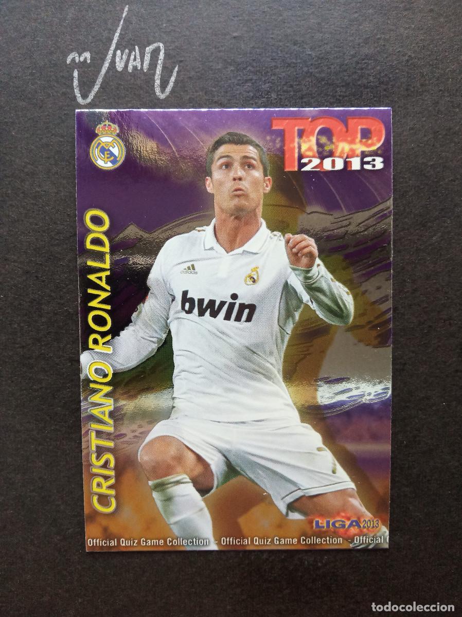 Cromos de f&uacute;tbol: N&ordm; 631 TOP BRILLO MORADO CRISTIANO RONALDO REAL MADRID ⚽ MUNDICROMO &reg; LIGA 2012 2013 12 13 NUEVO