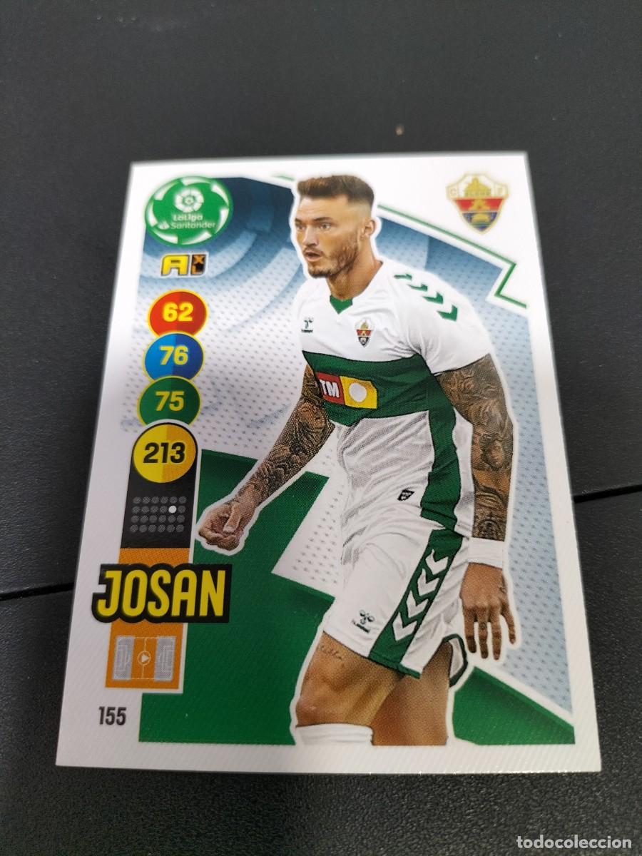 Cromos de f&uacute;tbol: 1 CROMO FICHA PANINI ADRENALYN TEMPORADA 18-19 2018-2019 ELCHE C.F 155 JOSAN