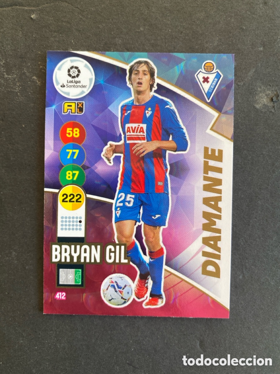 Cromos de f&uacute;tbol: Cromo Adrenalyn liga 20/21 Diamante N* 412