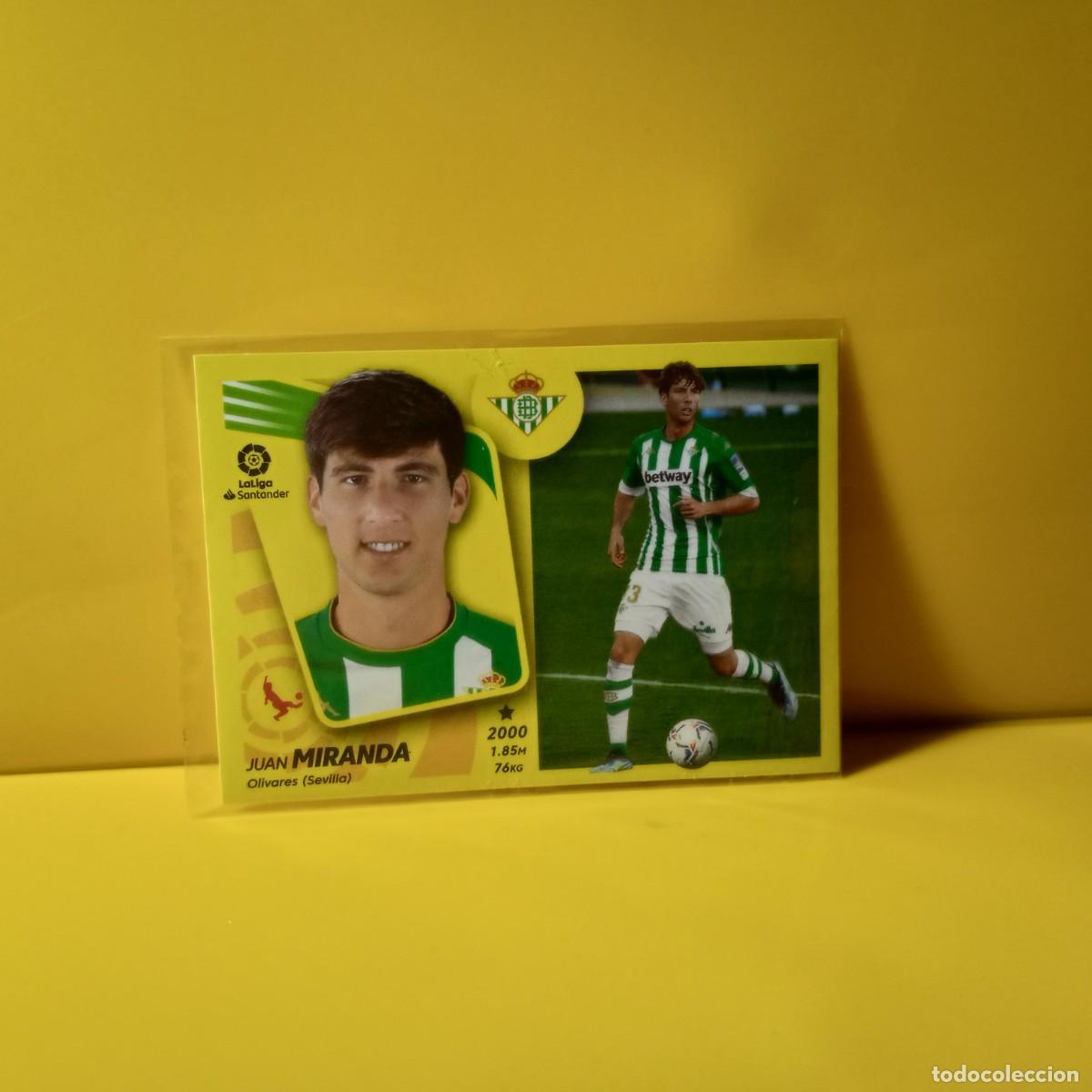 Cromos de f&uacute;tbol: EDICIONES ESTE 2021 2022 21 22 REAL BETIS MIRANDA 11A 11 A
